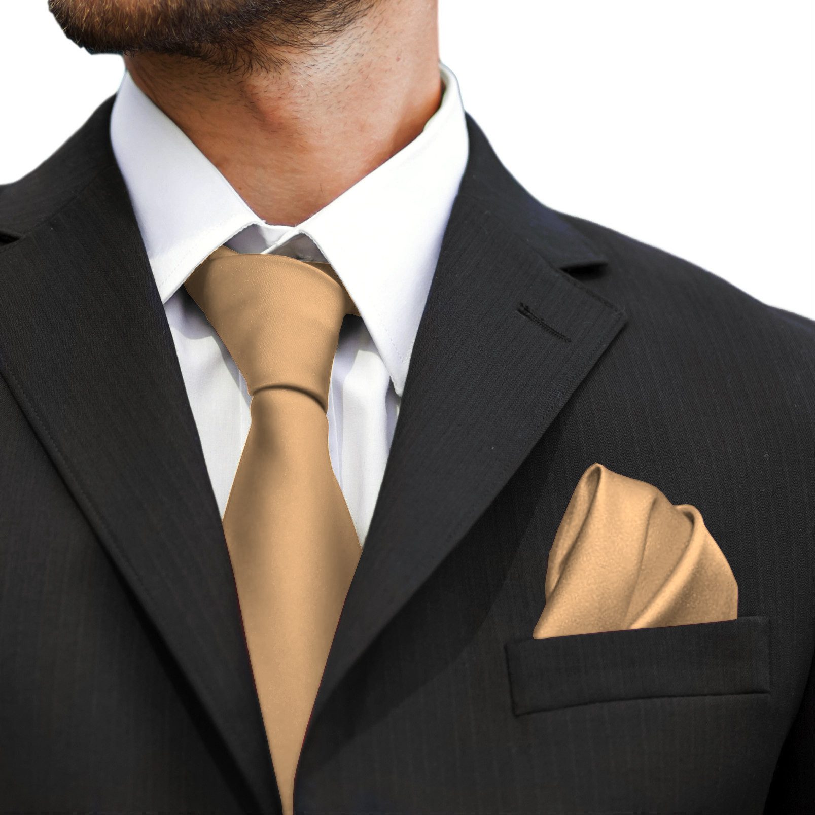 GASSANI Krawatte Satin Hochzeitskrawatte, Herren-Krawatte Hochzeit günstig online kaufen