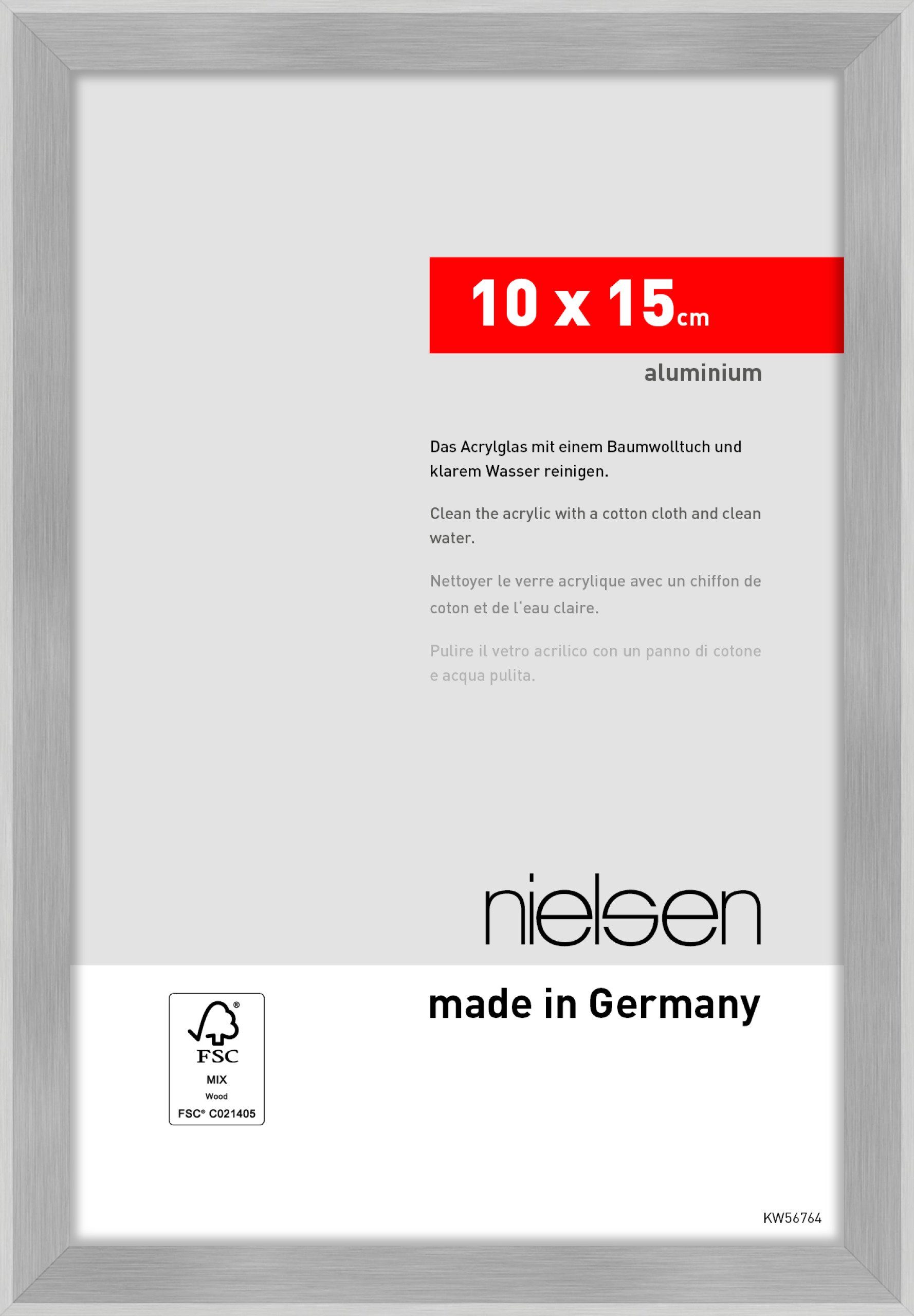 Nielsen Cadre photo Quadrum 20x20 cm - wengé - verre standard