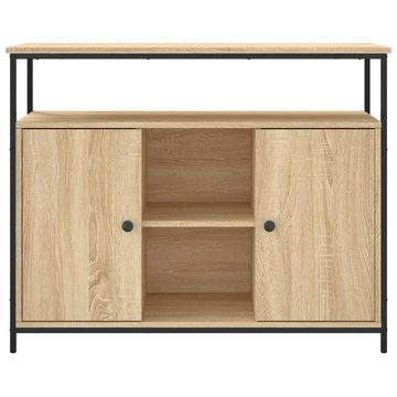 vidaXL Sideboard Sideboard Sonoma-Eiche 100x35x80 cm Holzwerkstoff (1 St)