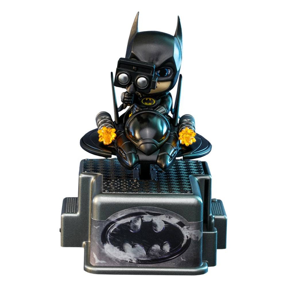 Hot Toys Actionfigur Batmans Rückkehr CosRider mit Sound und Leuchtfunktion Batman 13 cm, (1-tlg), Inspiriert von der ikonischen Batman-Welt