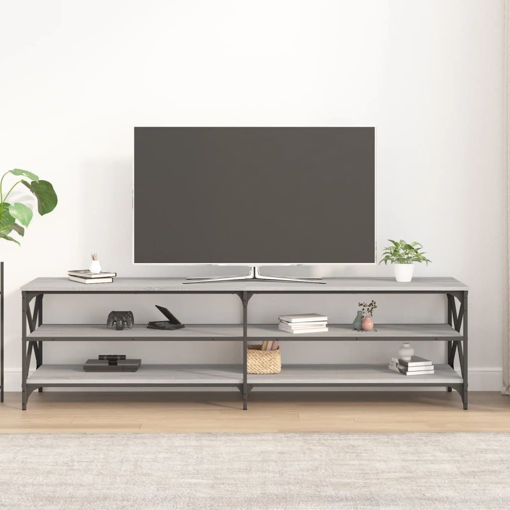 furnicato TV-Schrank cm 180x40x50 Holzwerkstoff Sonoma Grau