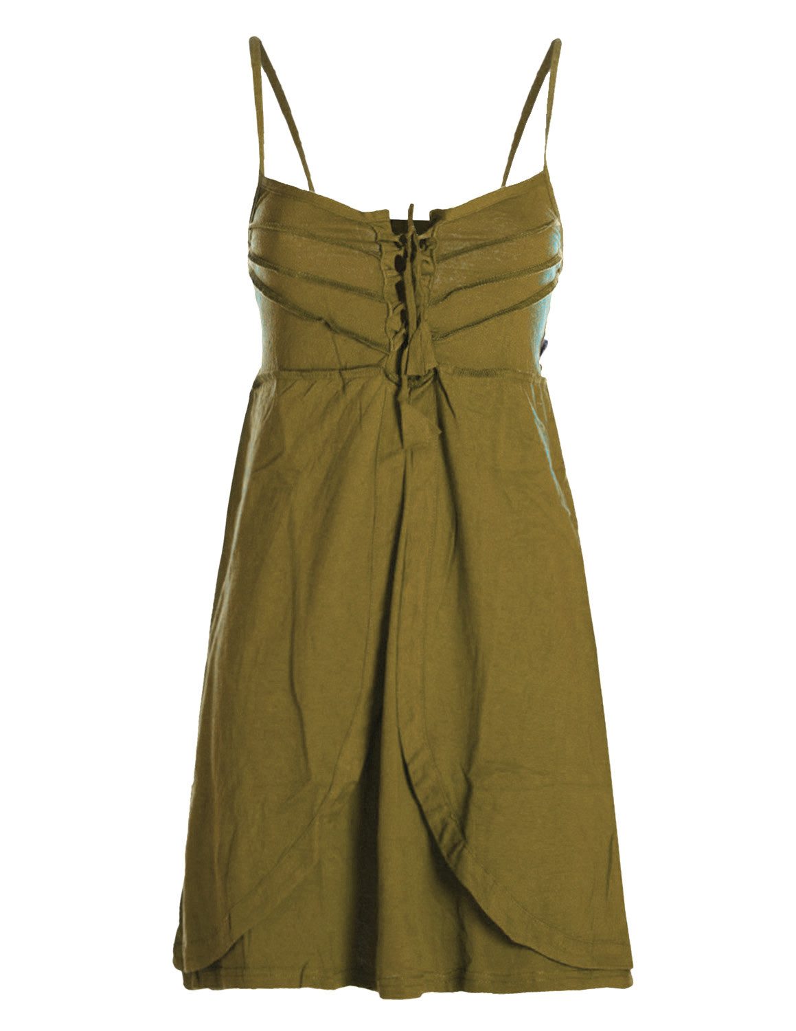 Sommerkleid Damen Babydoll-Kleid Tunika-Kleid Sommerkleid verstellbare Träger