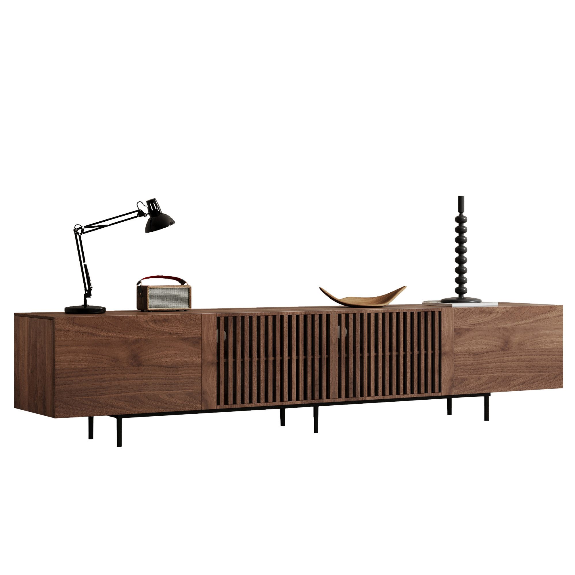 OLEY LUCK LIVE TV-Board aus Holz mit viel Stauraum und Retro-Charme (1 St., günstig online kaufen