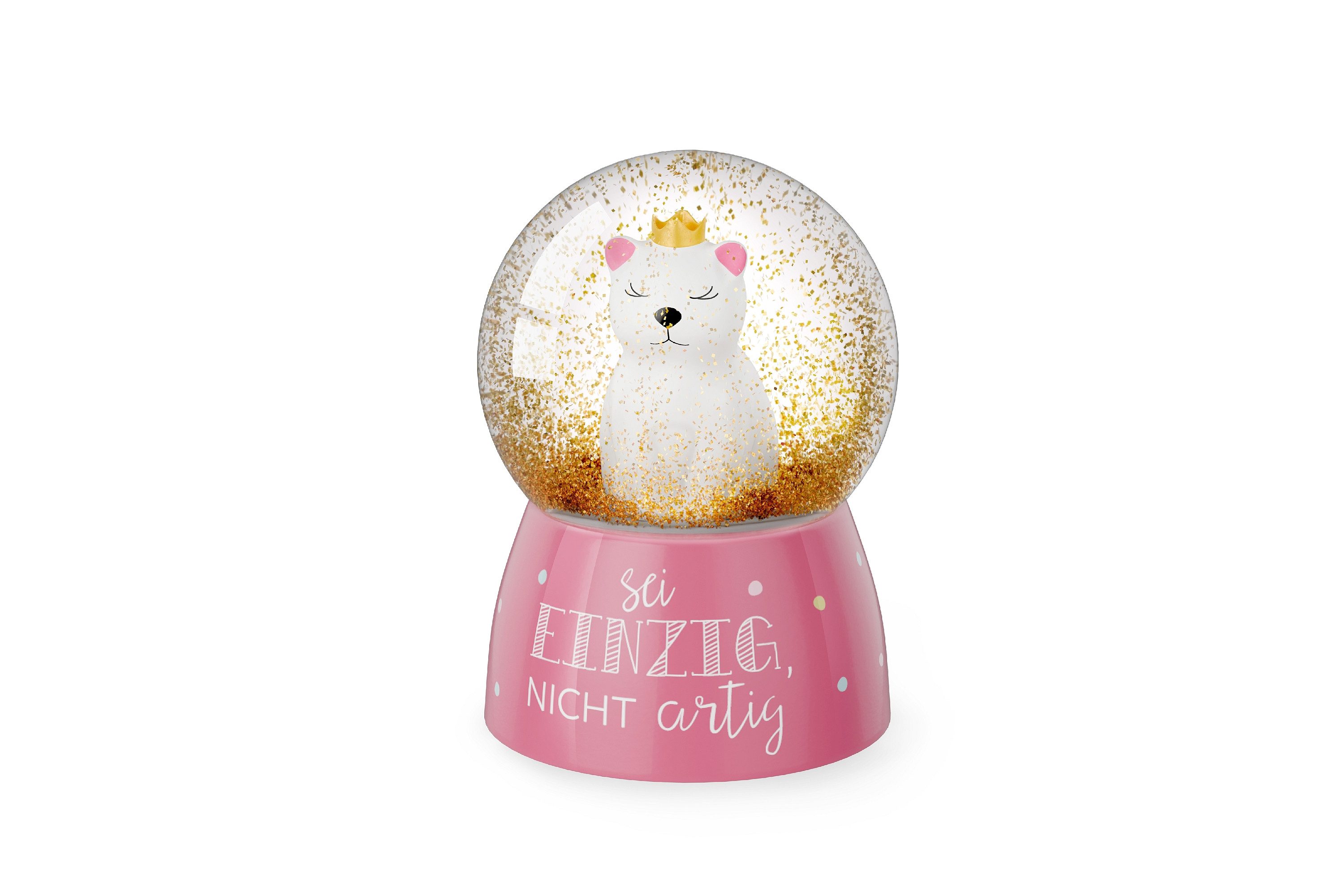 La Vida Schneekugel Schneekugel Glitzerkugel für Dich) Geschenk la vida Katze 7005811