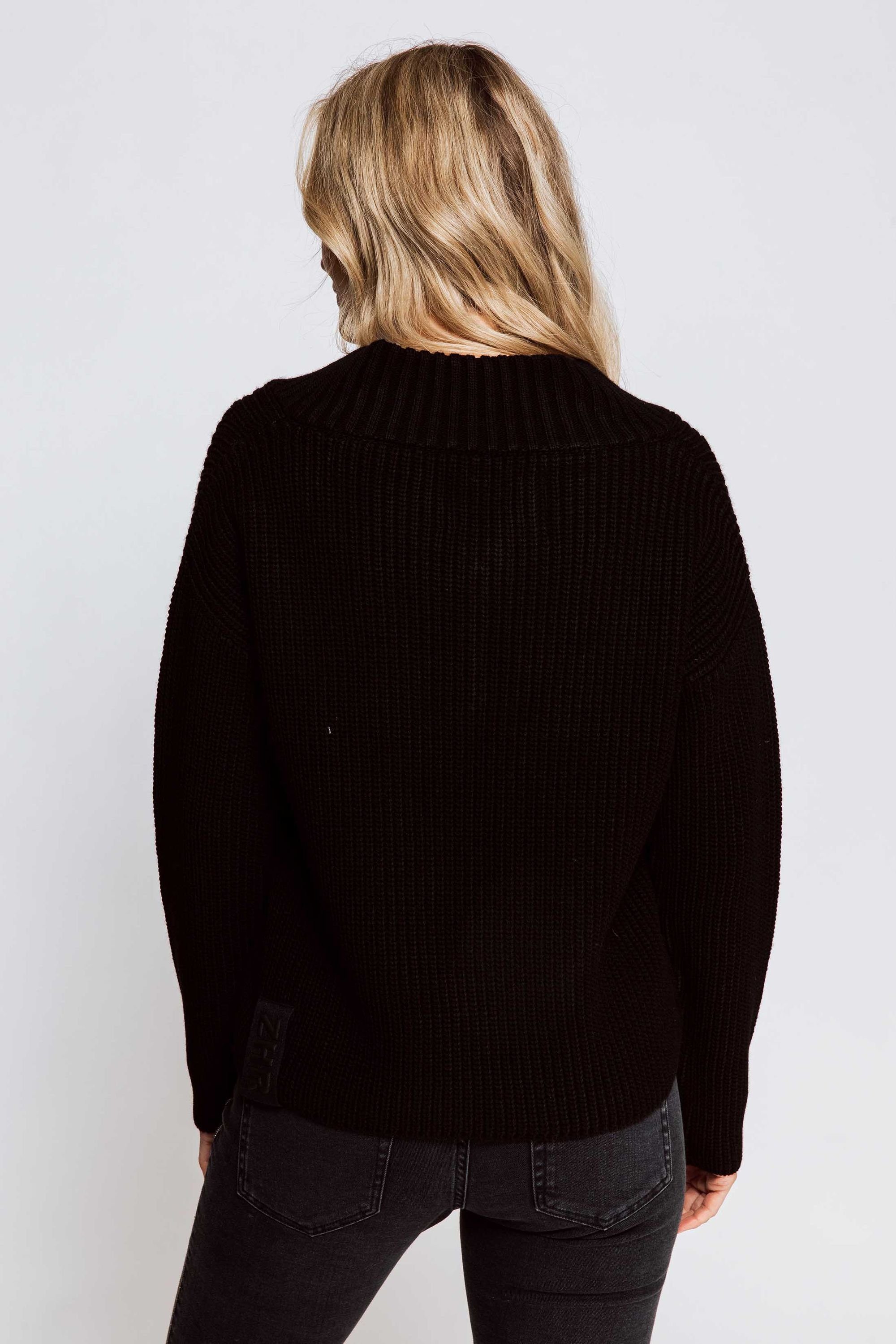 Black Pullover Zhrill PHILINA Sweatshirt (0-tlg)