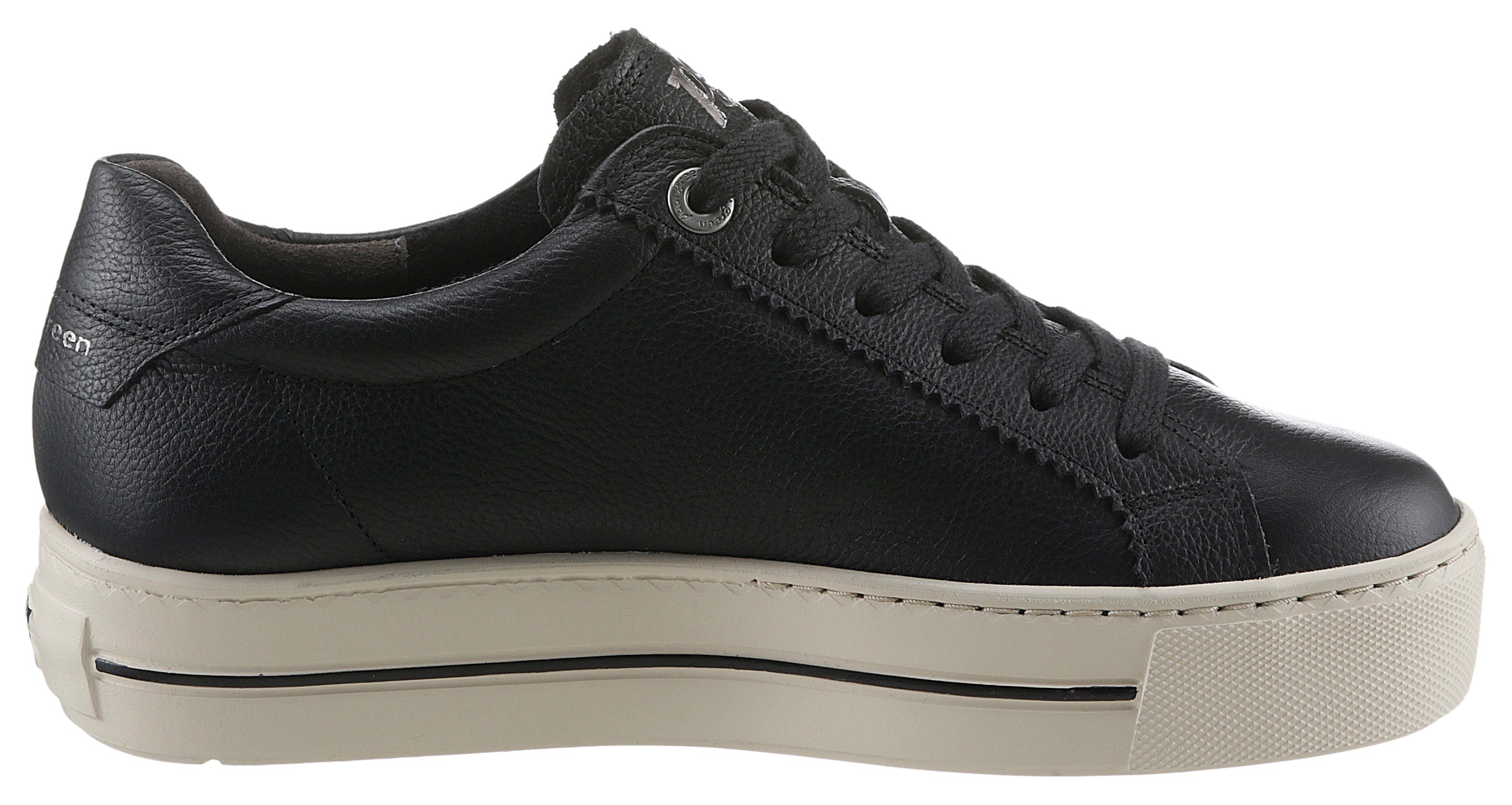 Sohle leichter black mit Plateausneaker Paul Green (17001699)