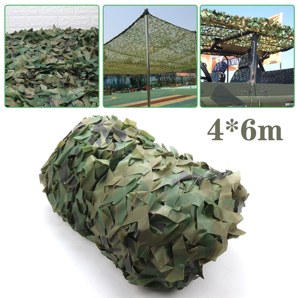 OSTWOLKE Sonnensegel 4X6M Tarnnetz Jagd Camouflage Netz für Dekoration Sonn günstig online kaufen