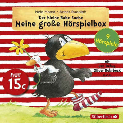 Silberfisch Verlag Hörspiel Der kleine Rabe Socke - Meine große Hörspielbox (9 Hörspiele)