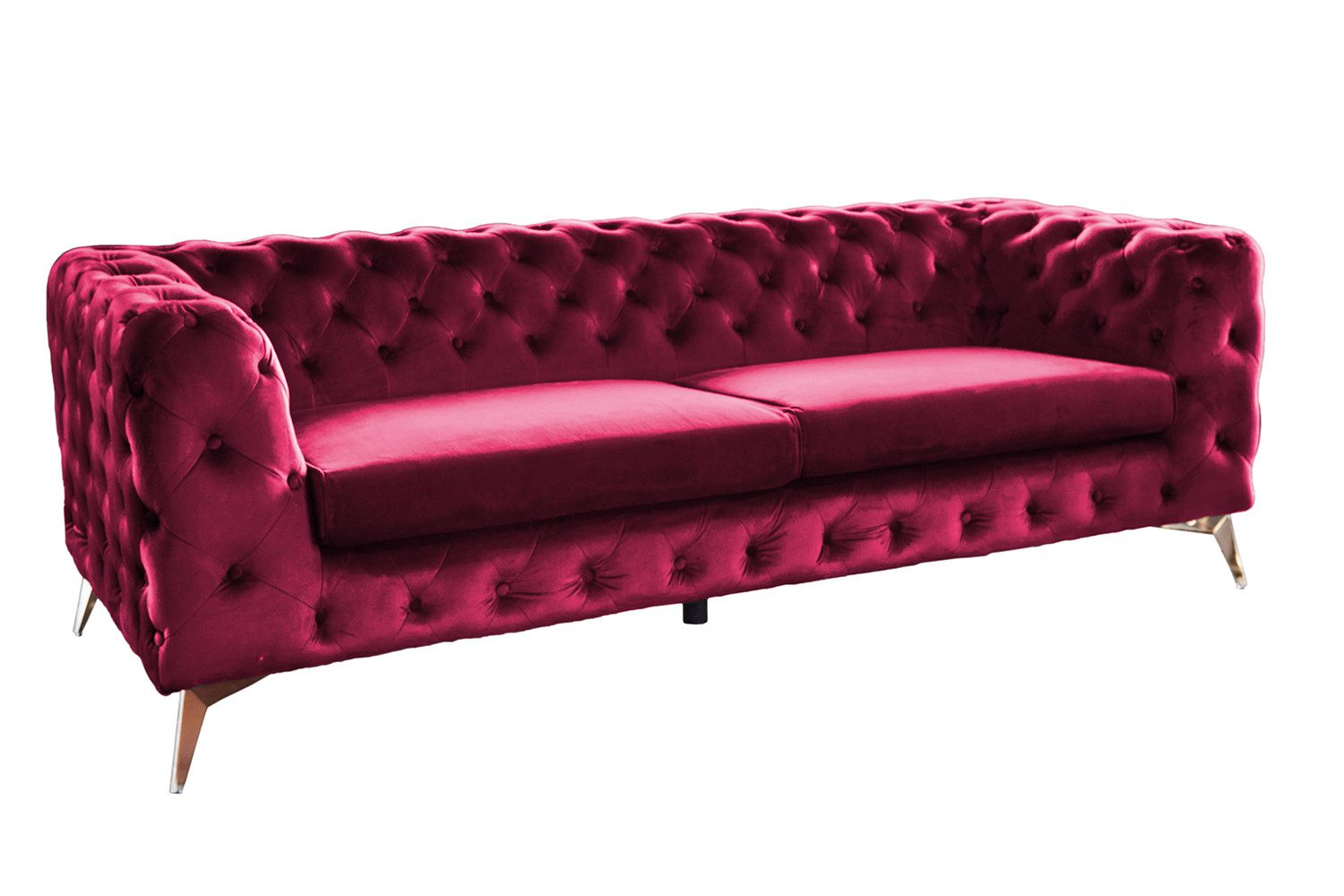 KAWOLA 3-Sitzer NARLA, Sofa Couch Chesterfield günstig online kaufen