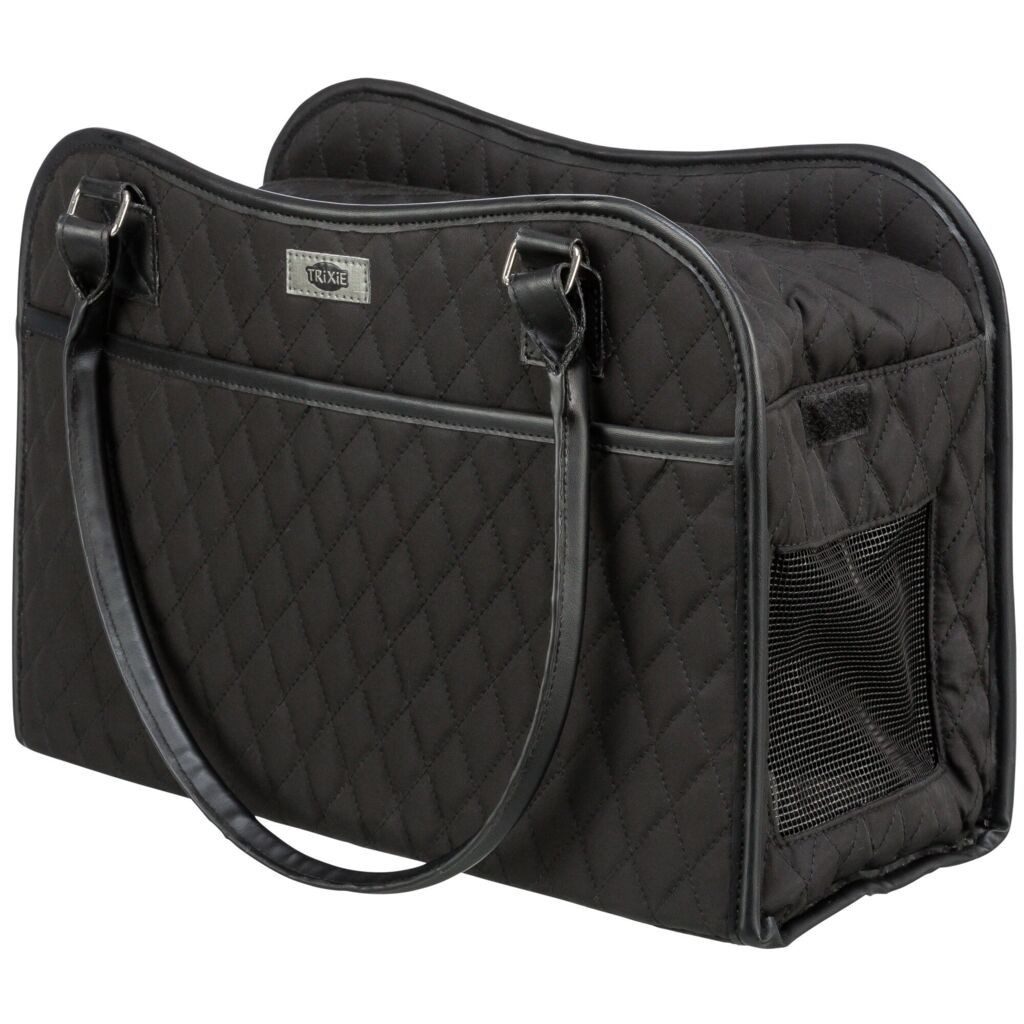TRIXIE Tiertransporttasche Tasche Amina - schwarz - 18 × 29 × 37 cm