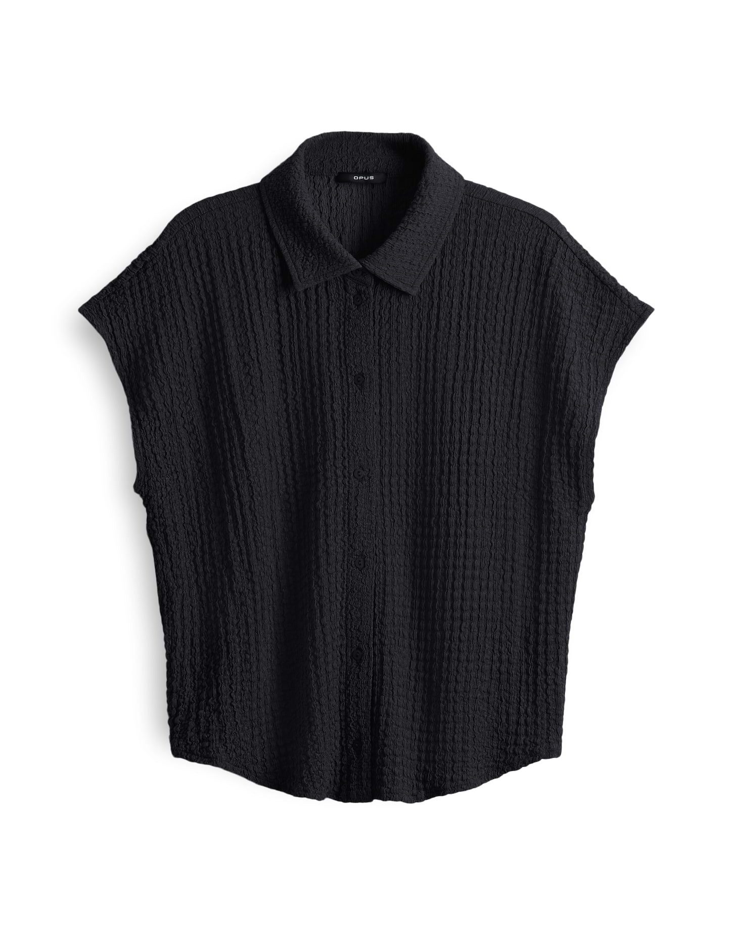 OPUS Kurzarmshirt SAMSI Regular aus elastischem Smokjersey günstig online kaufen