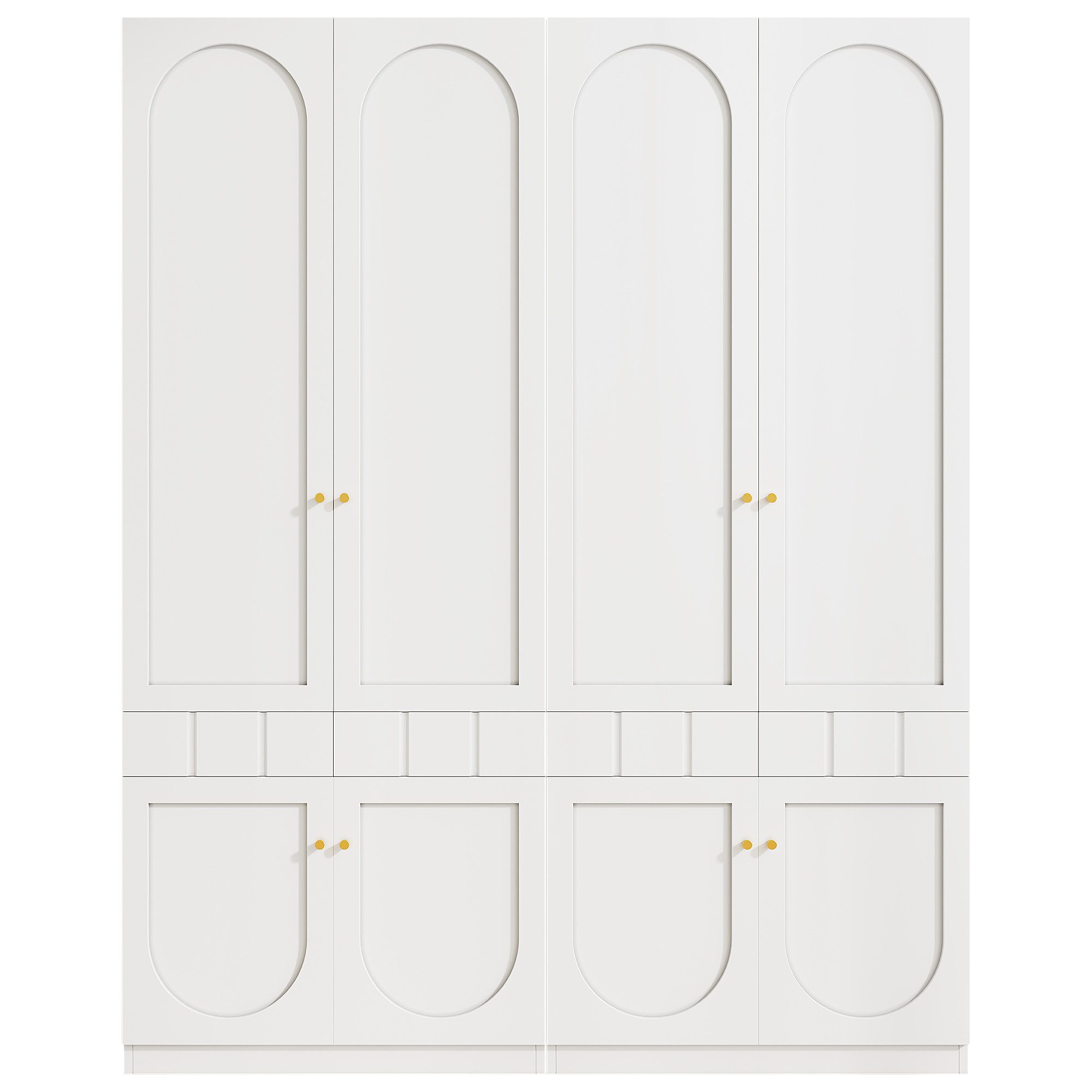 Flieks Kleiderschrank (2-St) 2 Set * Kleiderschrank mit Kleiderstange und Schubladen 80×50×200cm – Bild 5 von 5