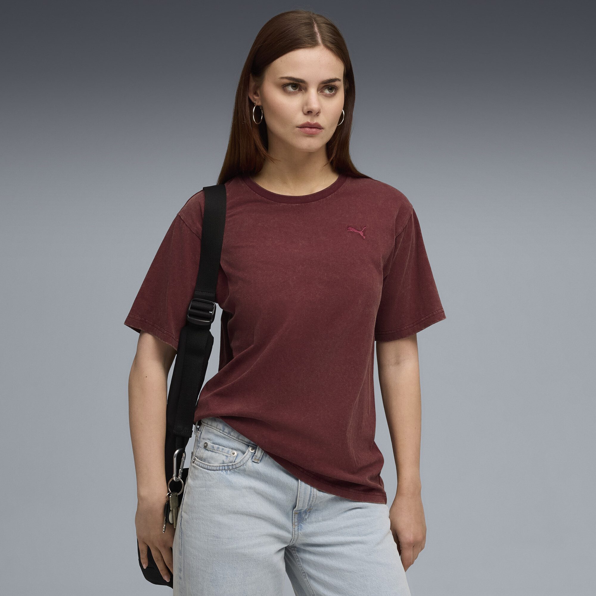 PUMA T-Shirt Essentials Elevated Relaxed Wash günstig online kaufen