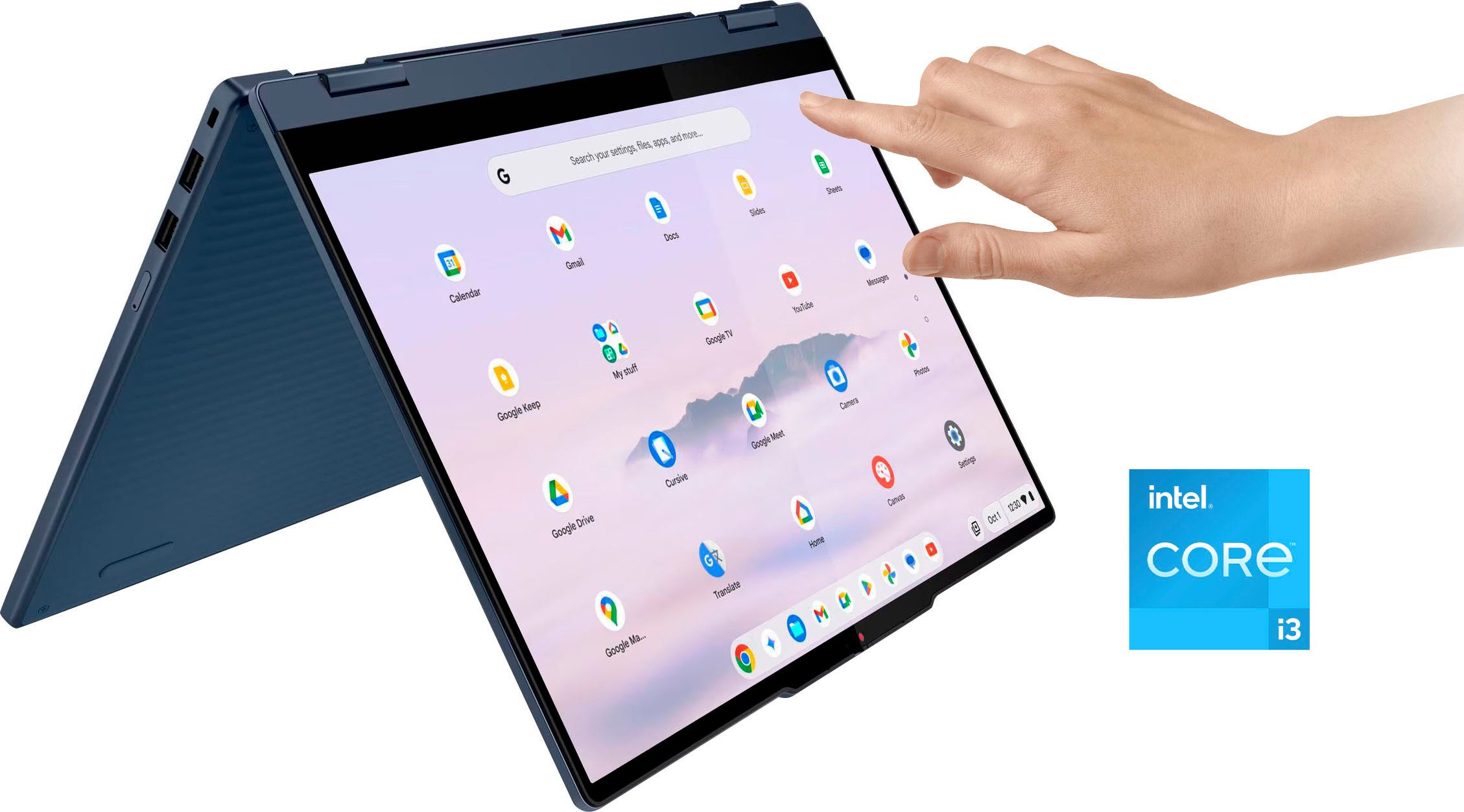 Lenovo Chrome 2in1 14ITN10 Convertible Chromebook (35,56 cm/14 Zoll, Intel Core 3 N355, Intel Graphics, 8 GB, ChromeOS)