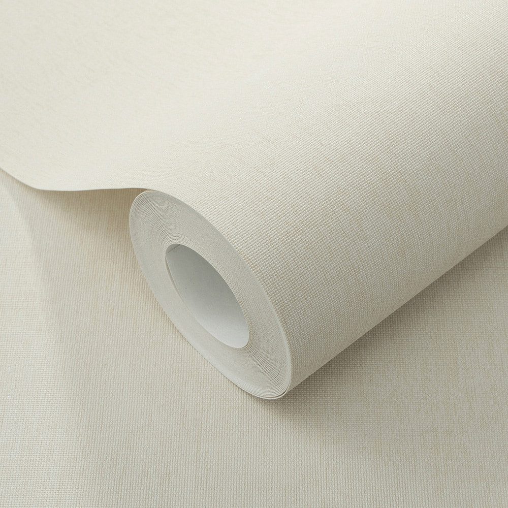 Erismann Vliestapete Einfarbig Stoffoptik Modern Beige Creme Glitzer 10539-02 Aurora