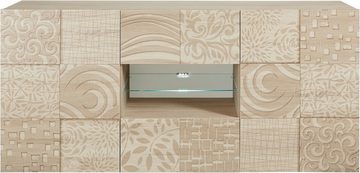 INOSIGN Sideboard Miro, Breite 181 cm mit dekorativem Siebdruck