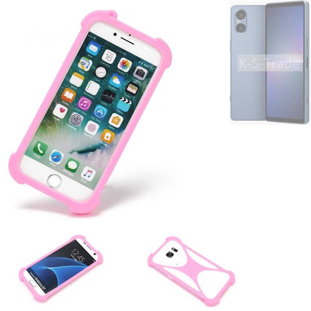K-S-Trade Handyhülle für Sony Xperia 5 V, Handy Hülle Schutz Hülle Bumper Silikon Schutz Hülle Cover Case