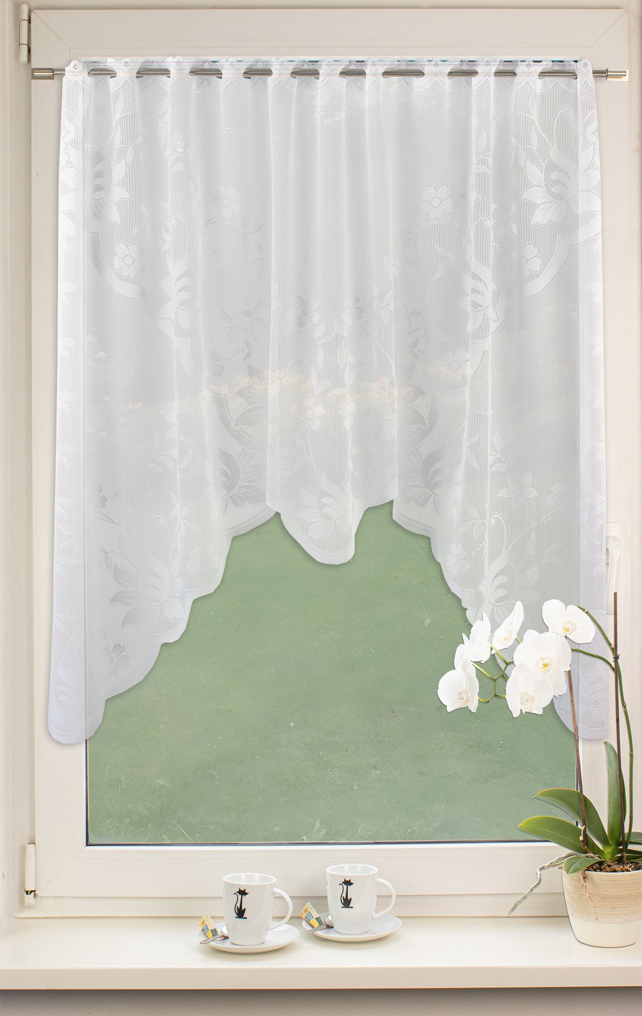 EXPERIENCE Scheibengardine Scheibengardine Kuvertstore Küchengardine Bistro günstig online kaufen