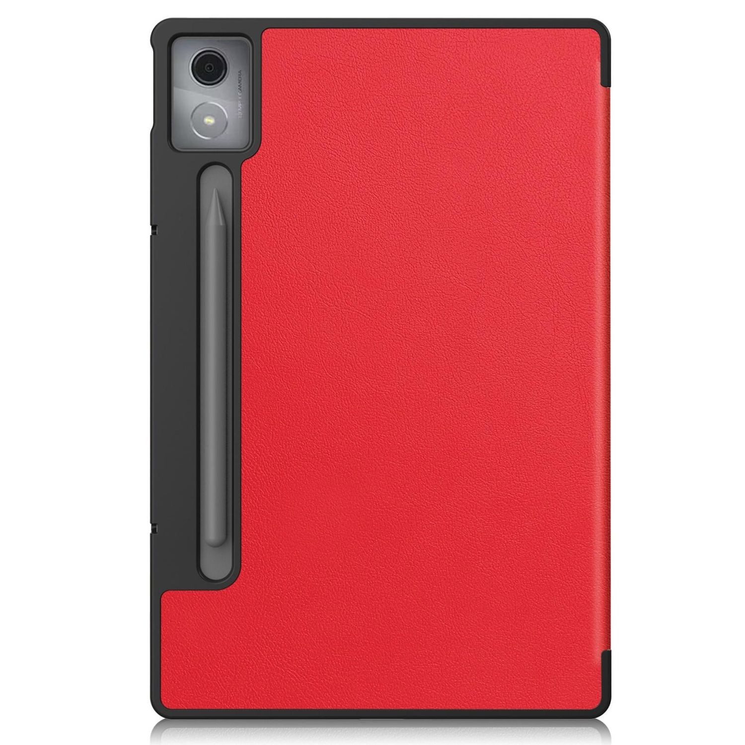 Wigento Tablet-Hülle Für Lenovo Idea Tab Pro 3folt Wake UP Smart Cover Tasche Hülle Rot, 3-Fach Halterung, Kratzfest, Leicht
