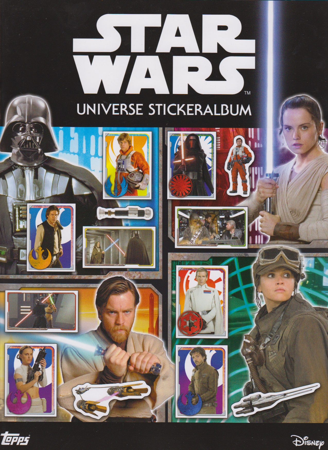 Star Wars Bücher-Adventskalender TOPPS - Star Wars Universe - Sammelsticker - 1 Album