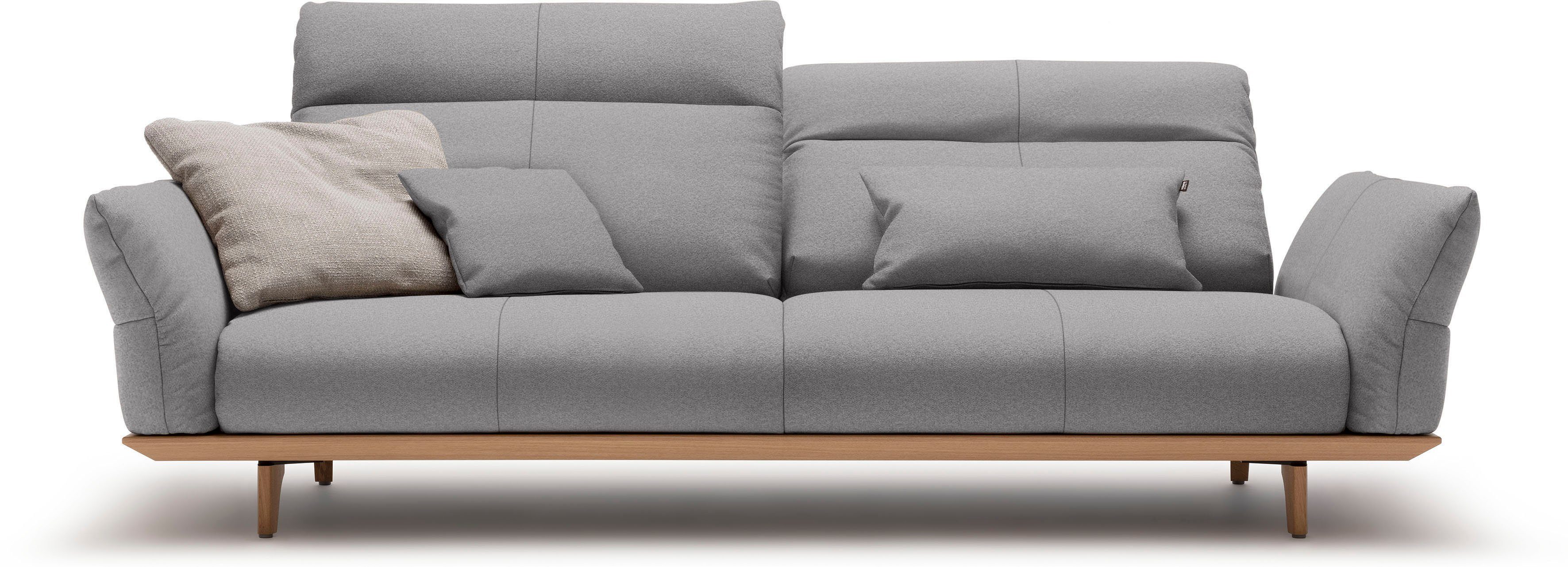 Eiche, 228 hs.460, Eiche sofa in Füße 3,5-Sitzer natur, Breite cm hülsta Sockel