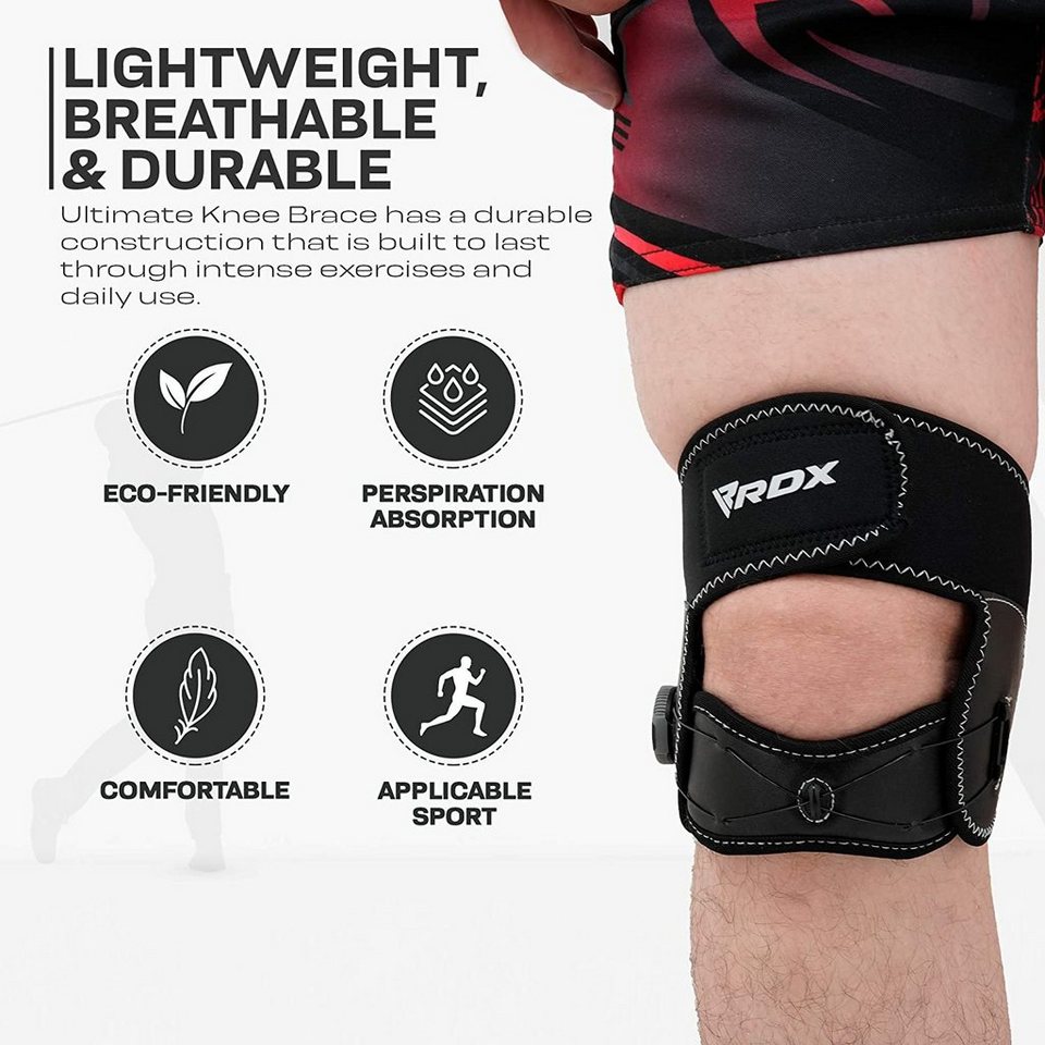RDX Sports Knieschutz RDX Knee Brace Compression Knee Pads FDA Certified  Open Knee Support