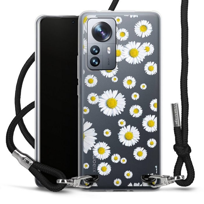 DeinDesign Handyhülle Gänseblume Blumen Motiv ohne Hintergrund Xiaomi 12 Pro 5G Handykette Hülle mit Band Case zum Umhängen