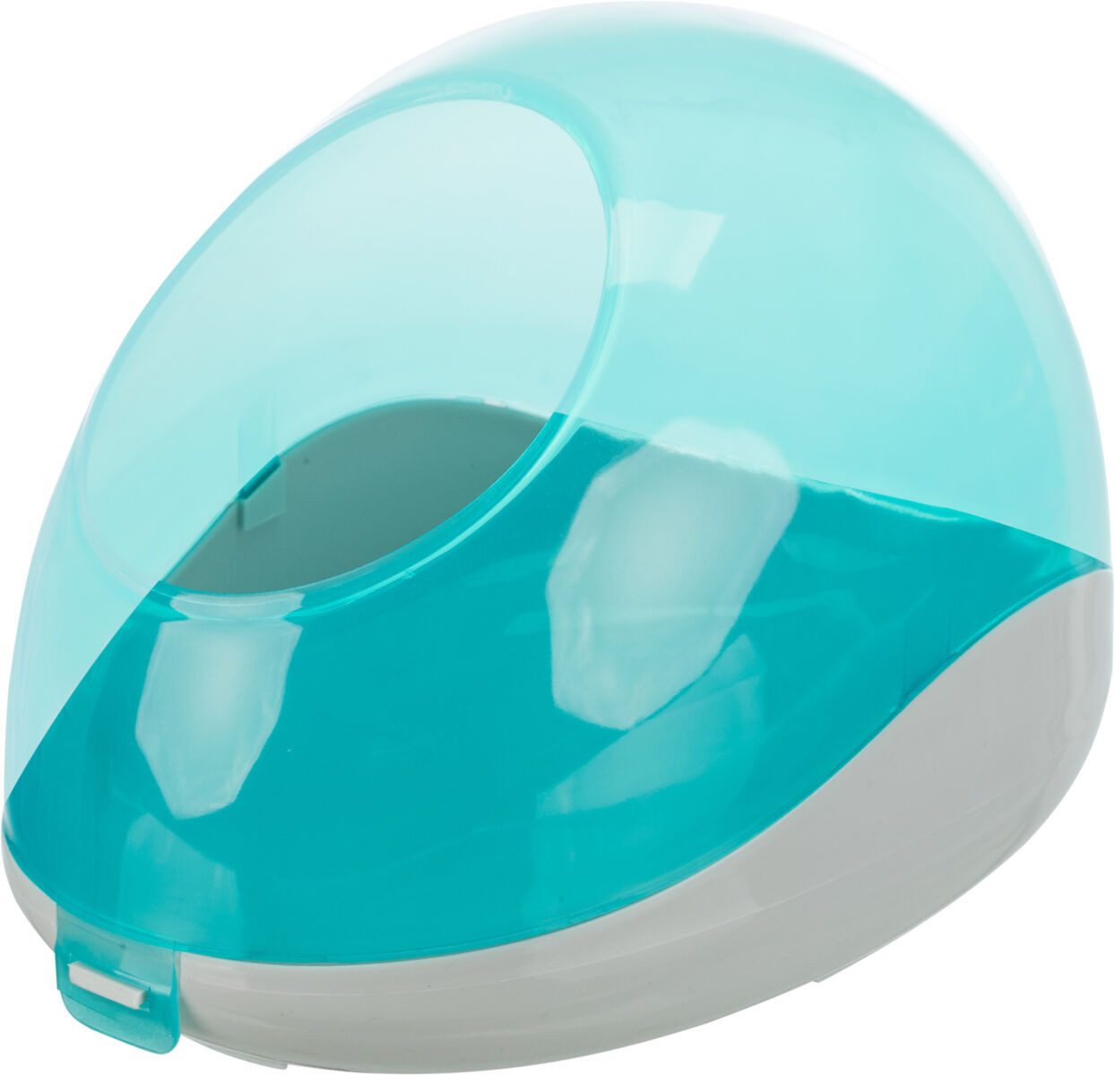 TRIXIE Tier-Beschäftigungsspielzeug Sandbad - grau/türkis - 27 × 18 × 16 cm, Kunststoff