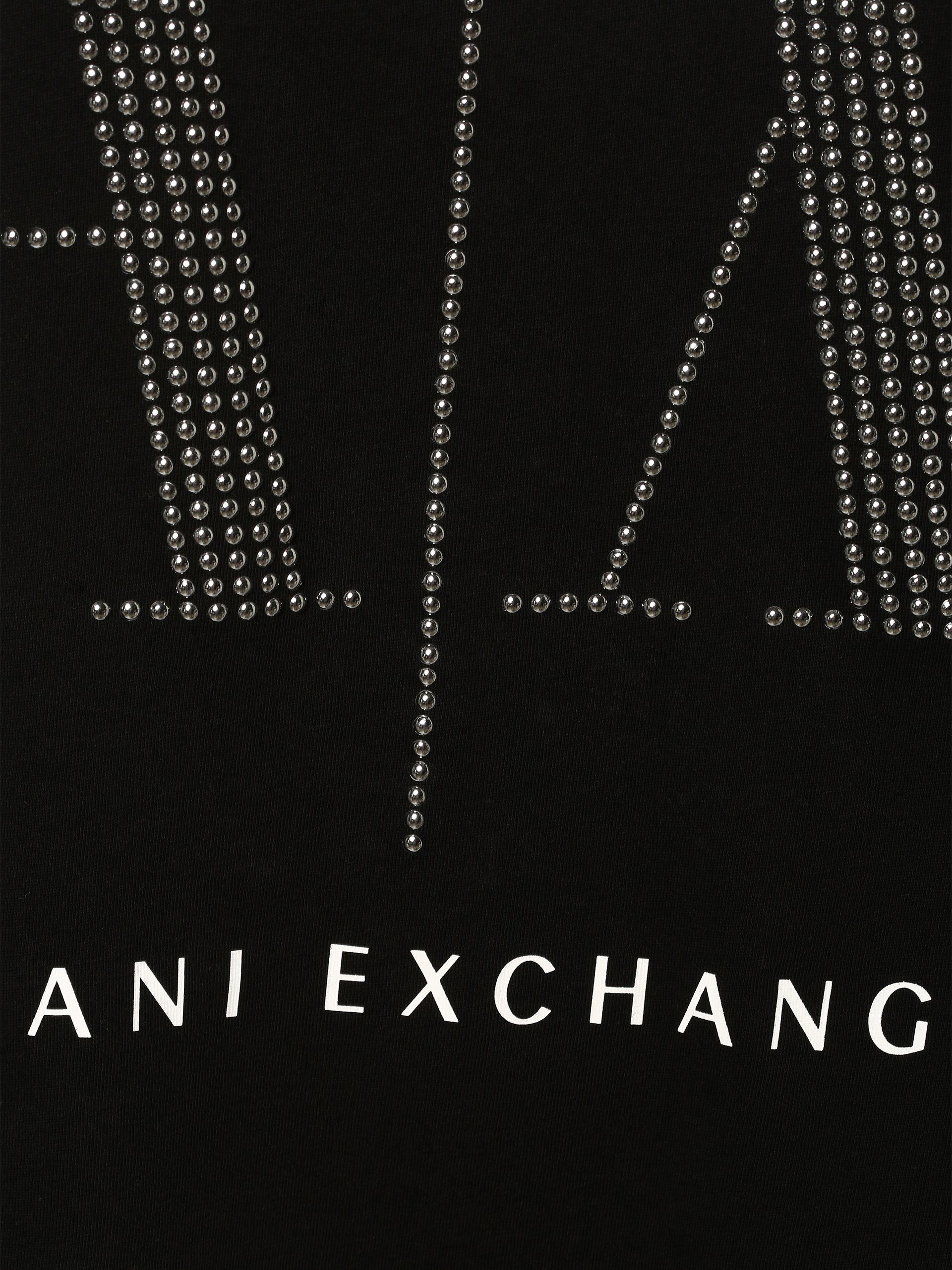 schwarz Connected T-Shirt Armani Exchange