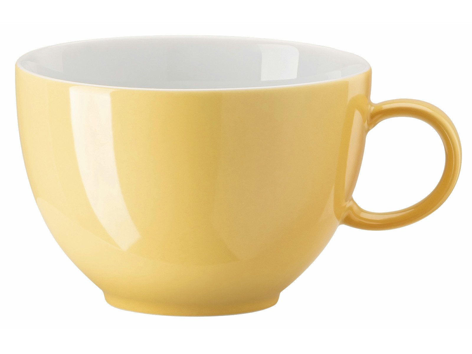 Thomas Porzellan Tasse Sunny Day Soft Yellow Tee-Obertasse 0,2 l, Porzellan, Tassen