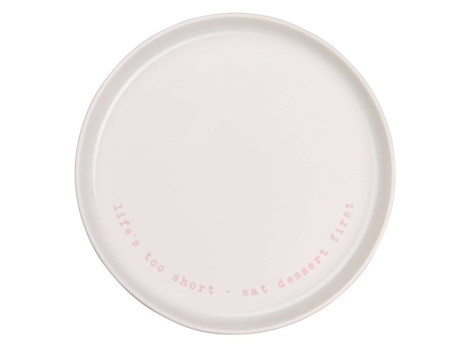 ASA SELECTION Dessertteller hey! Dessertteller life's too short 22cm