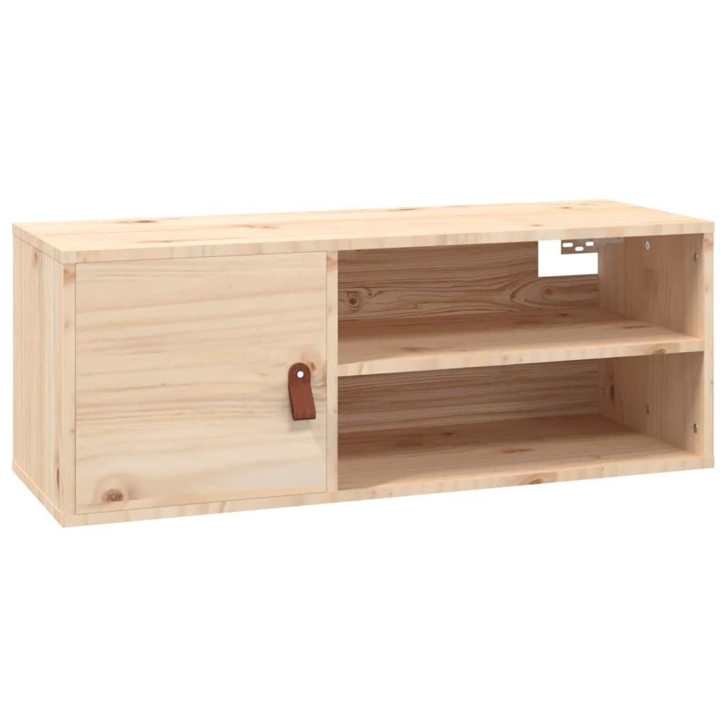 vidaXL Regal Wandschrank 80x30x30 cm Massivholz günstig online kaufen