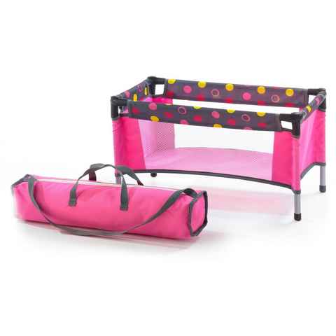 CHIC2000 Puppenbett Puppen-Reisebett, Funny Pink, mit Tragetasche