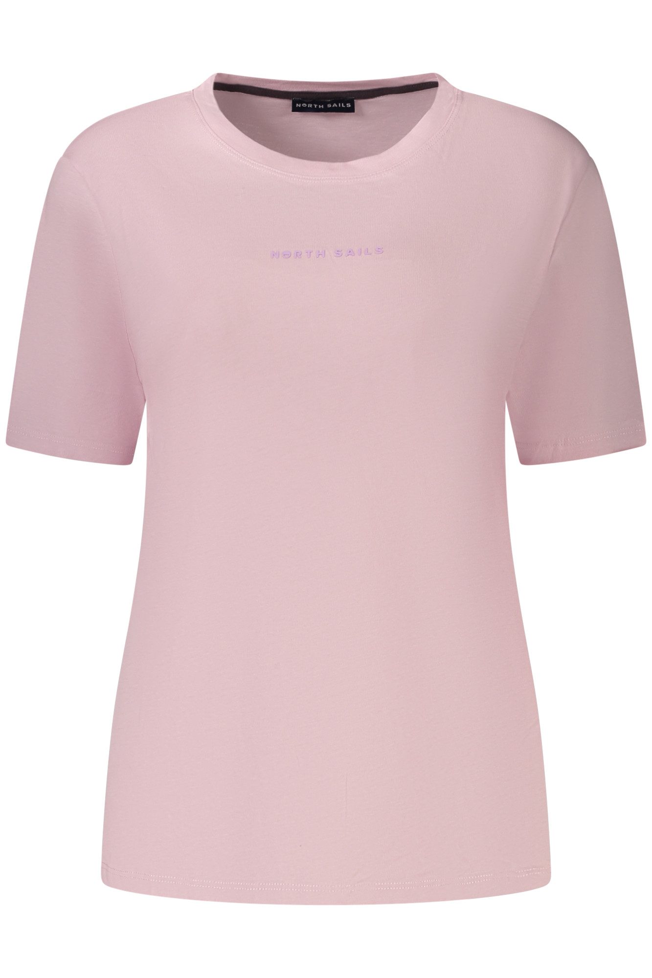 North Sails T-Shirt Rosa Damen T-Shirt mit Rundhals & Relieflogo –