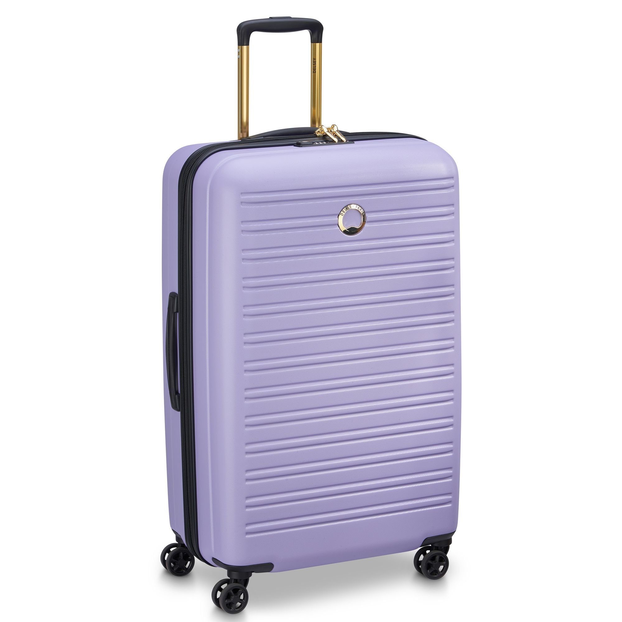 Delsey Hartschalen-Trolley Segur 2.0, 4 Polycarbonat Rollen, lavendel