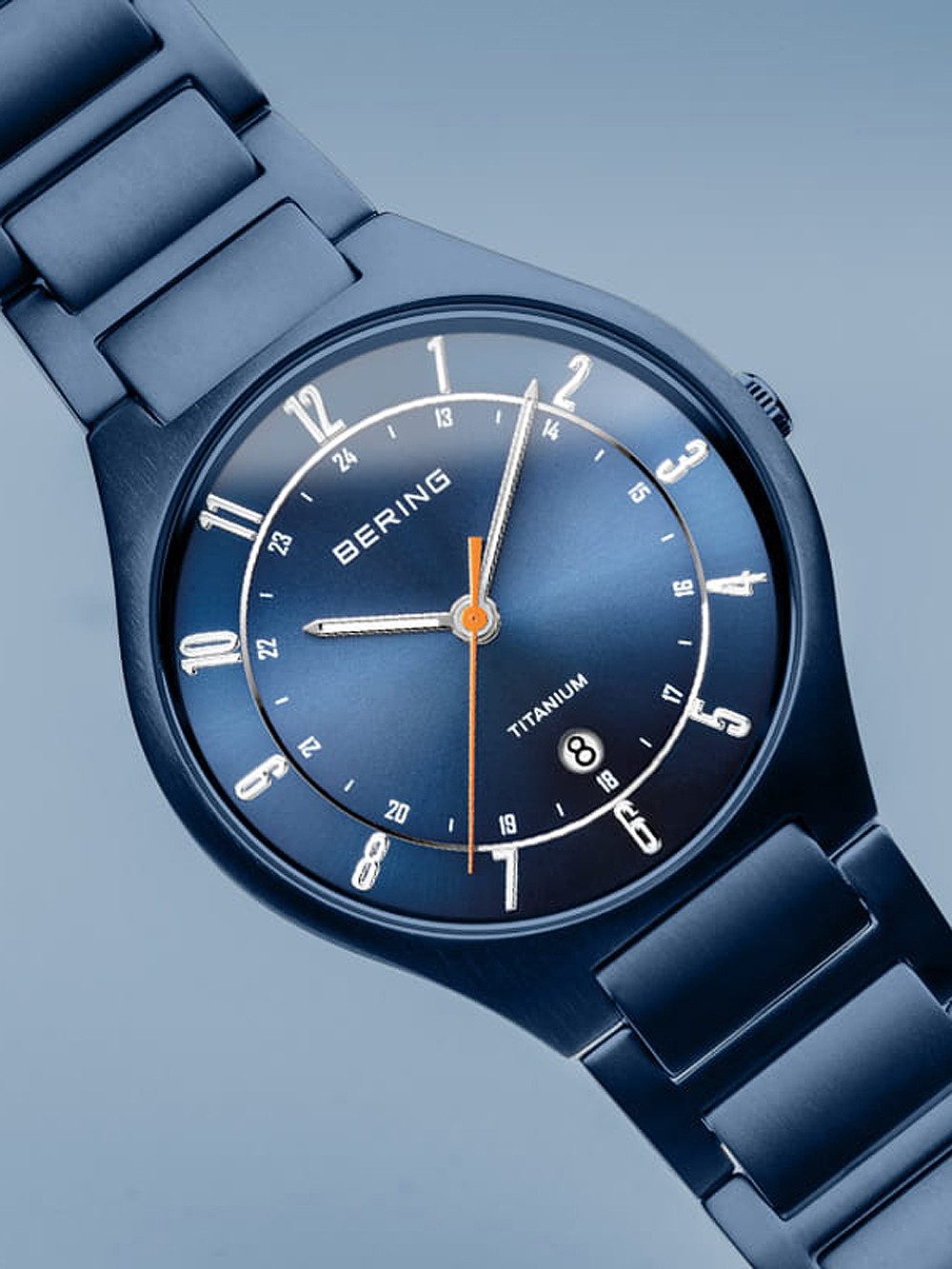 Bering Quarzuhr Bering 11739-797 Titanium Herrenuhr 39mm 5ATM Bering 11739-797 Titanium Herrenuhr 39mm 5ATM