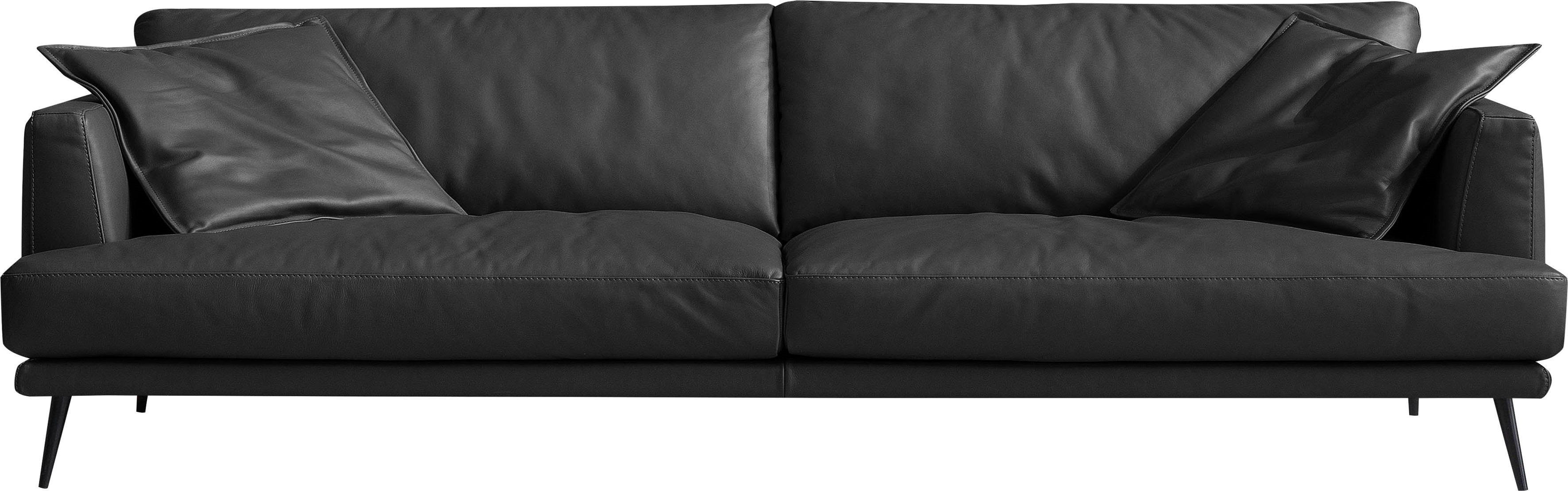 Egoitaliano 2,5-Sitzer Sophia, Designsofa mit extrakomfortablem Sitzkomfort, Daunenfederung, inkl. 2 Kissen