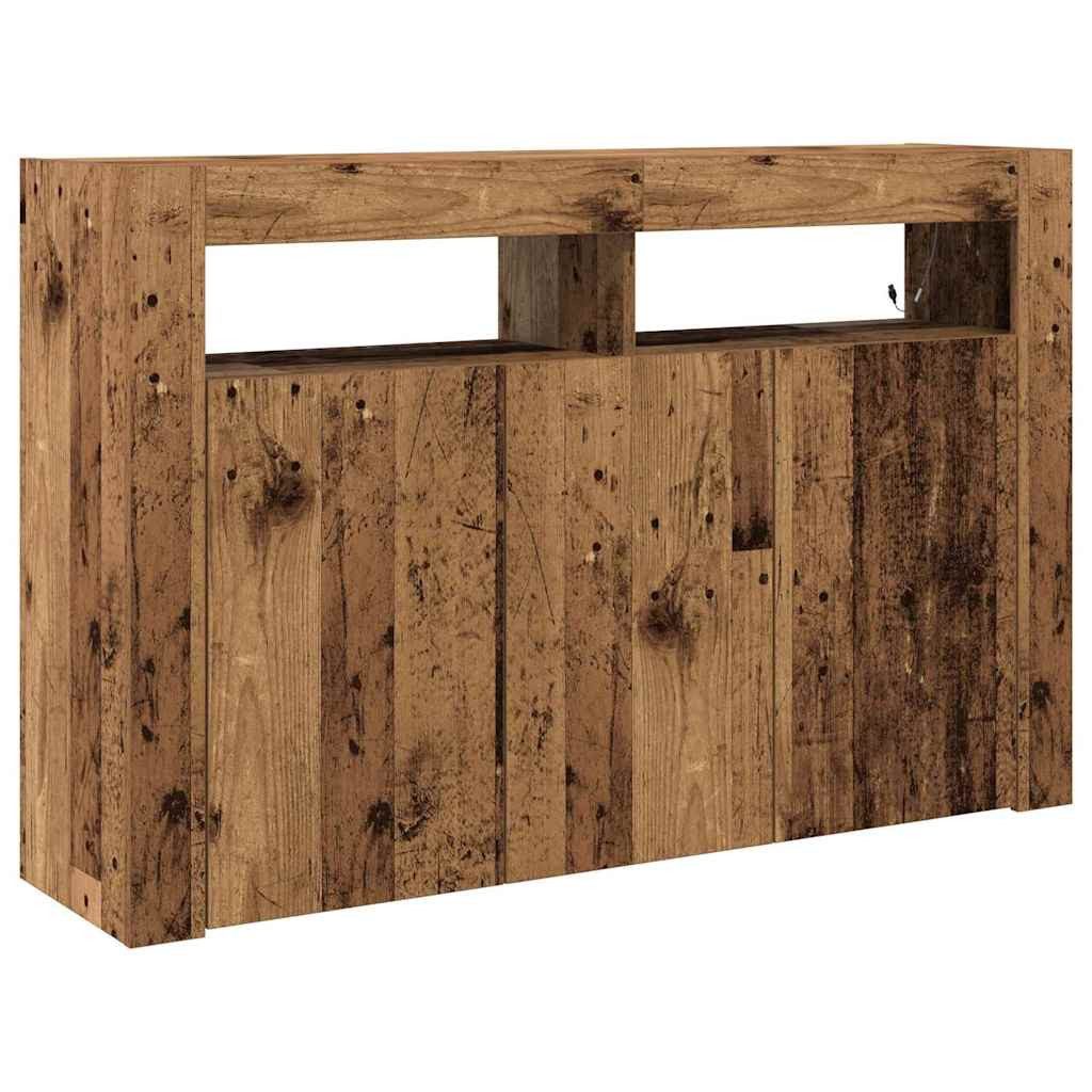 vidaXL Sideboard Sideboard Altholz 116 x 30 x 75 cm Holzwerkstoff (1 St)