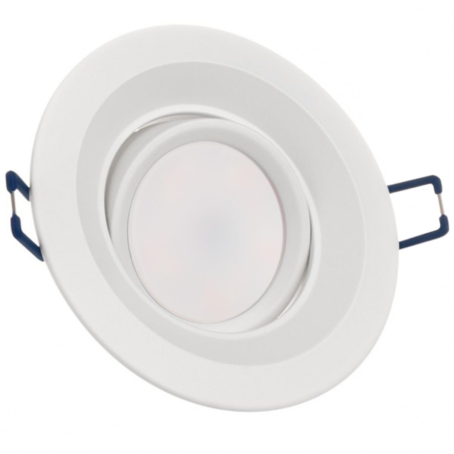 extra in Einbaustrahler Leuchtmittel LED LED von flach mit weiß Set 5W Einbaustrahler LED LEDANDO