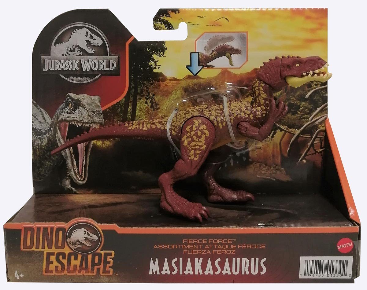 Actionfigur Mattel HCL85 Masiakasaurus Dino Escape, Actionfigur mit Dino Angriff m
