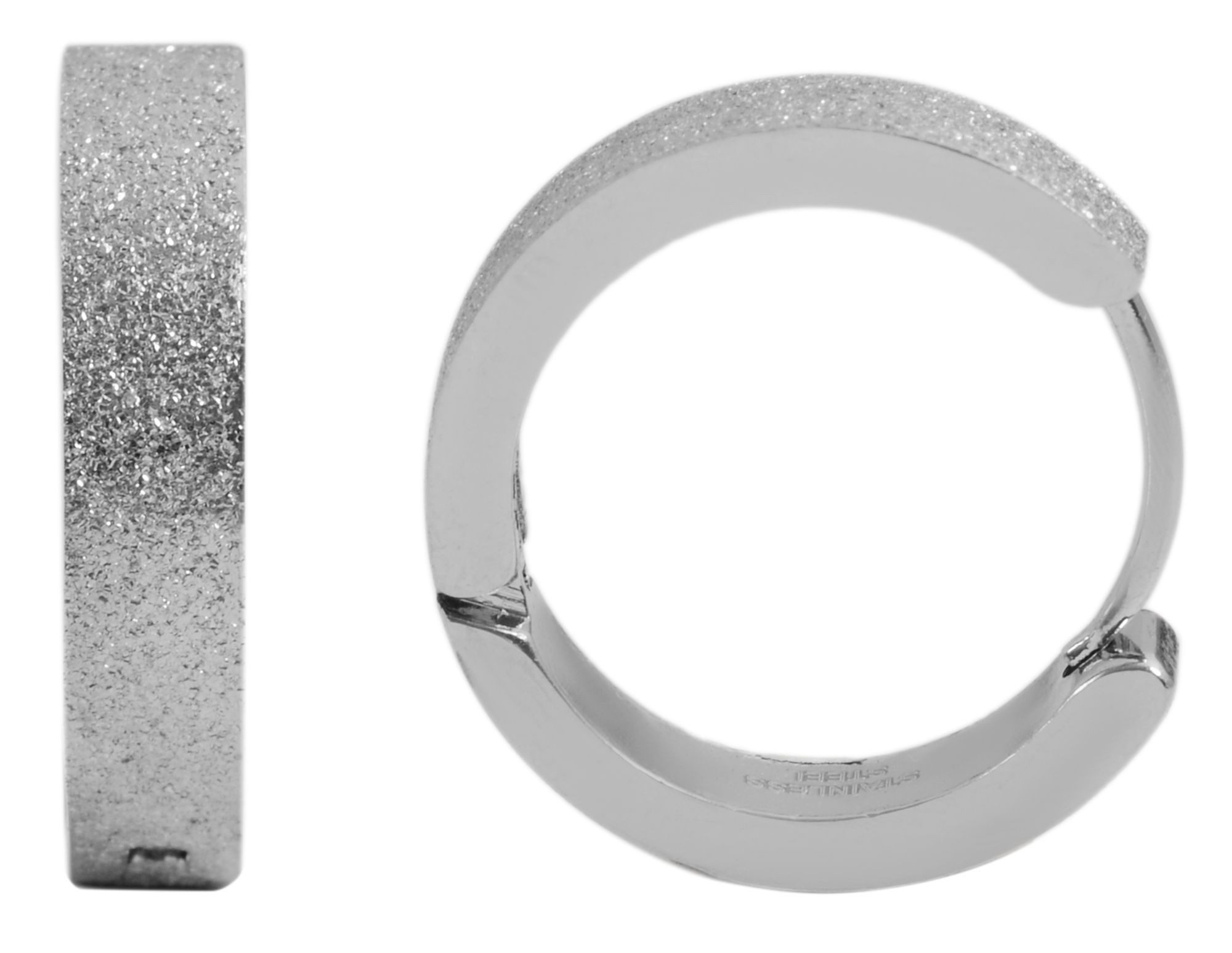Ohrring-Set Edelstahl, D:14 mm, langlebig