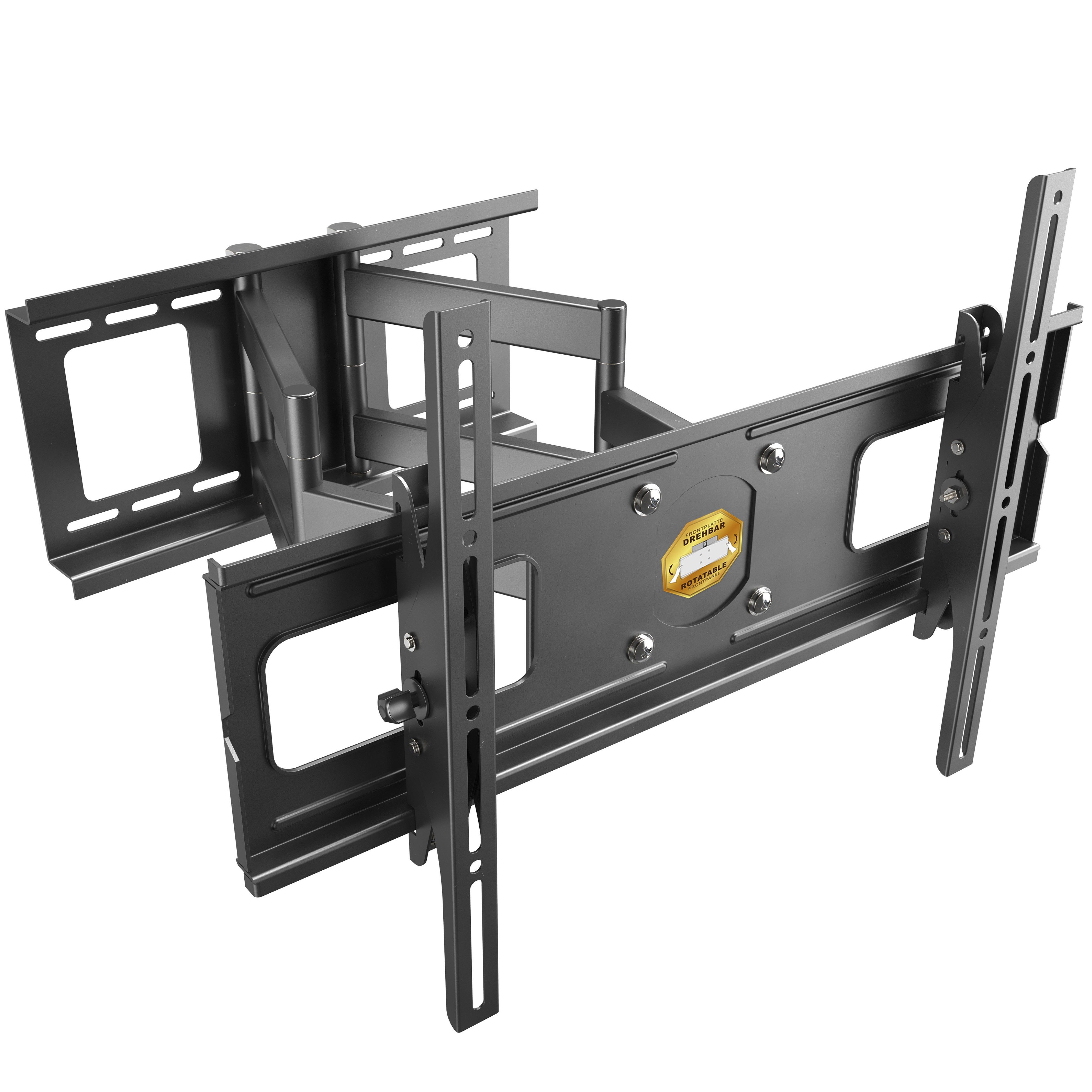 RICOO TV-Wandhalterung Fernseh Halterung 47" 50" 55" 65" 75" max 95 Kg schwenkbar R06, (bis 75 Zoll, VESA 200x200 bis 600x400, 1-tlg., vollbeweglich ausziehbar neigbar 40 Zoll bis 75 Zoll stabil, bis 15° Neigung, bis zu 120° Schwenkung, Fernseher Halter universal)