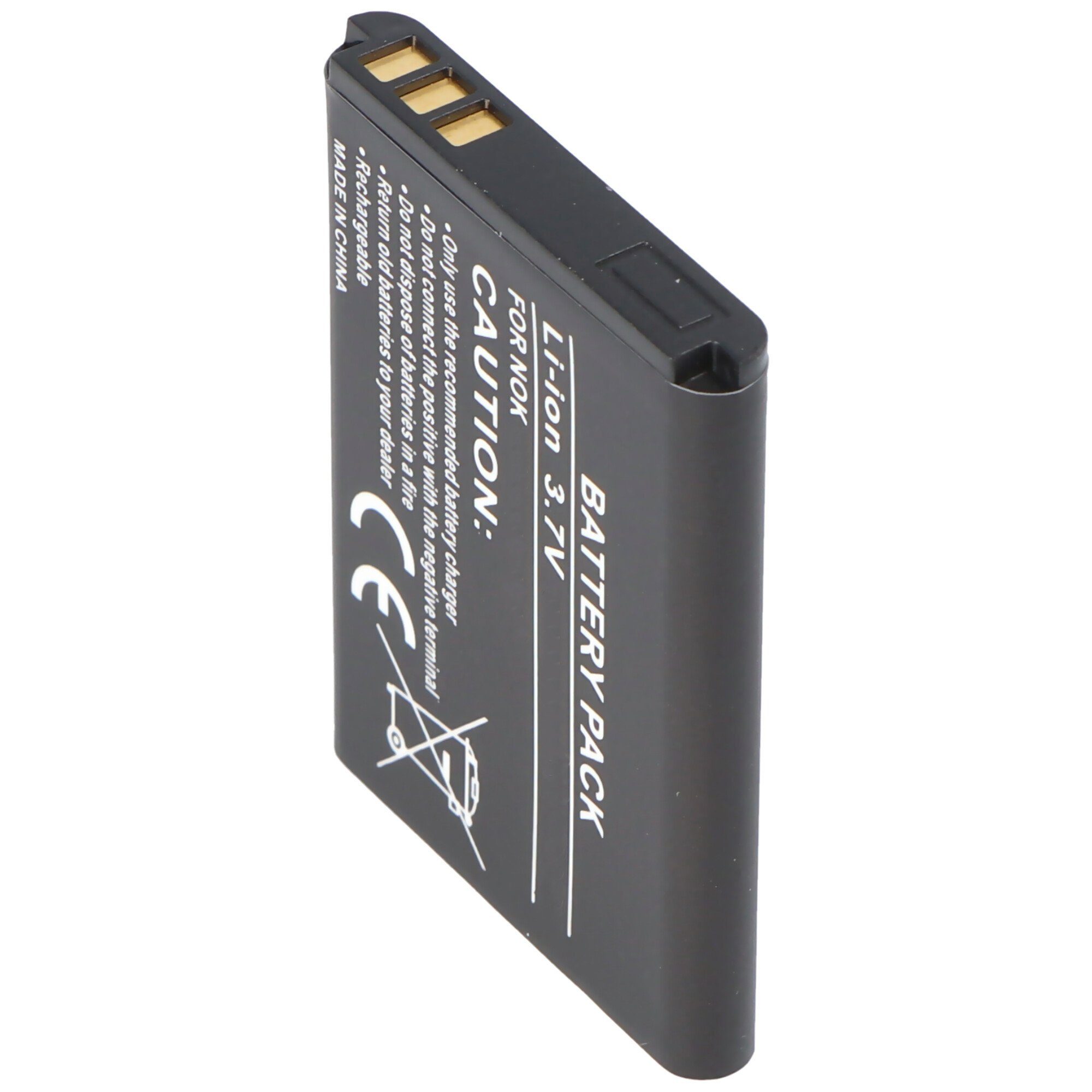 AccuCell Akku passend für Nokia 6080, BL-5B, 720mAh Akku