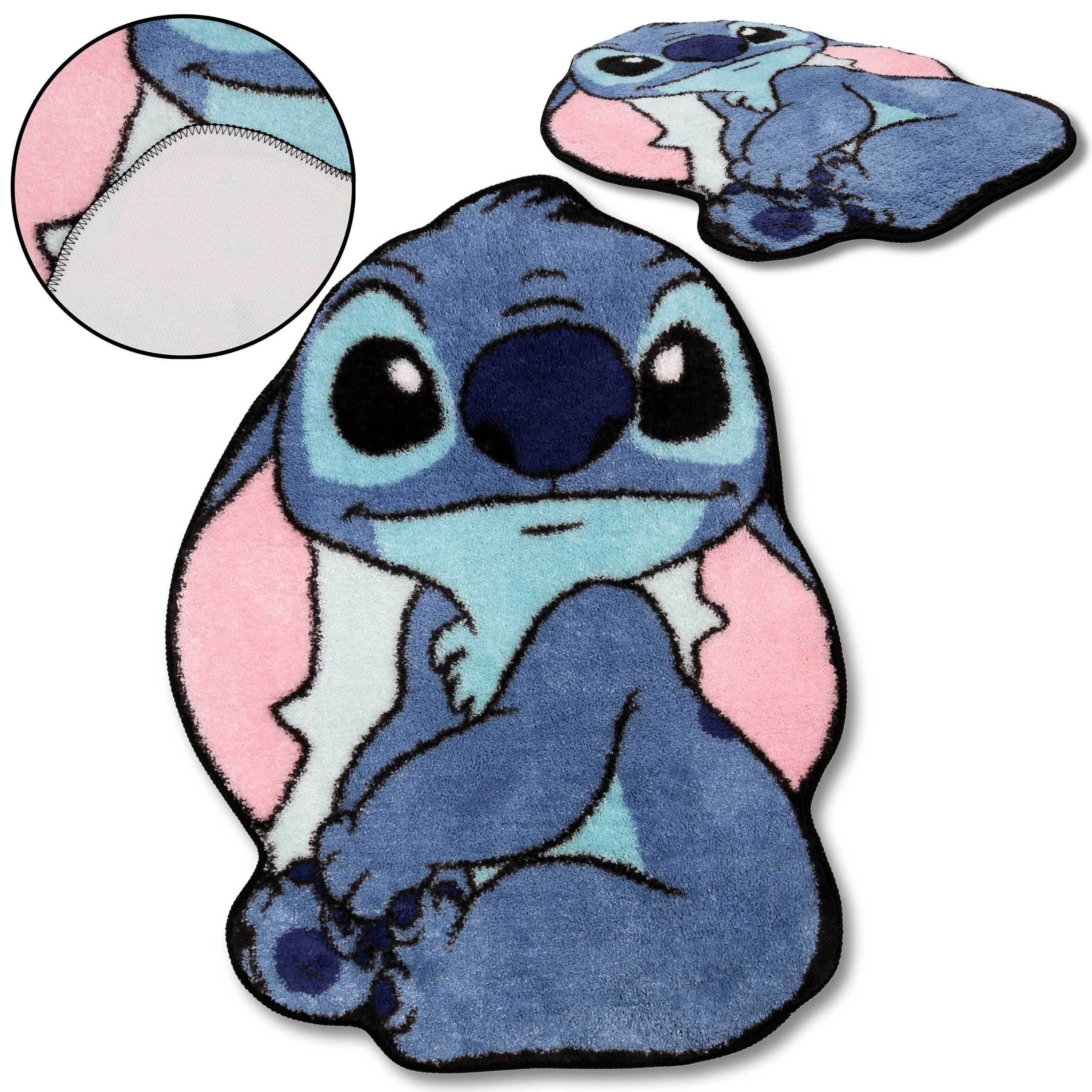 Teppich Disney Stitch Badteppich, blau 60x80cm, Sarcia.eu