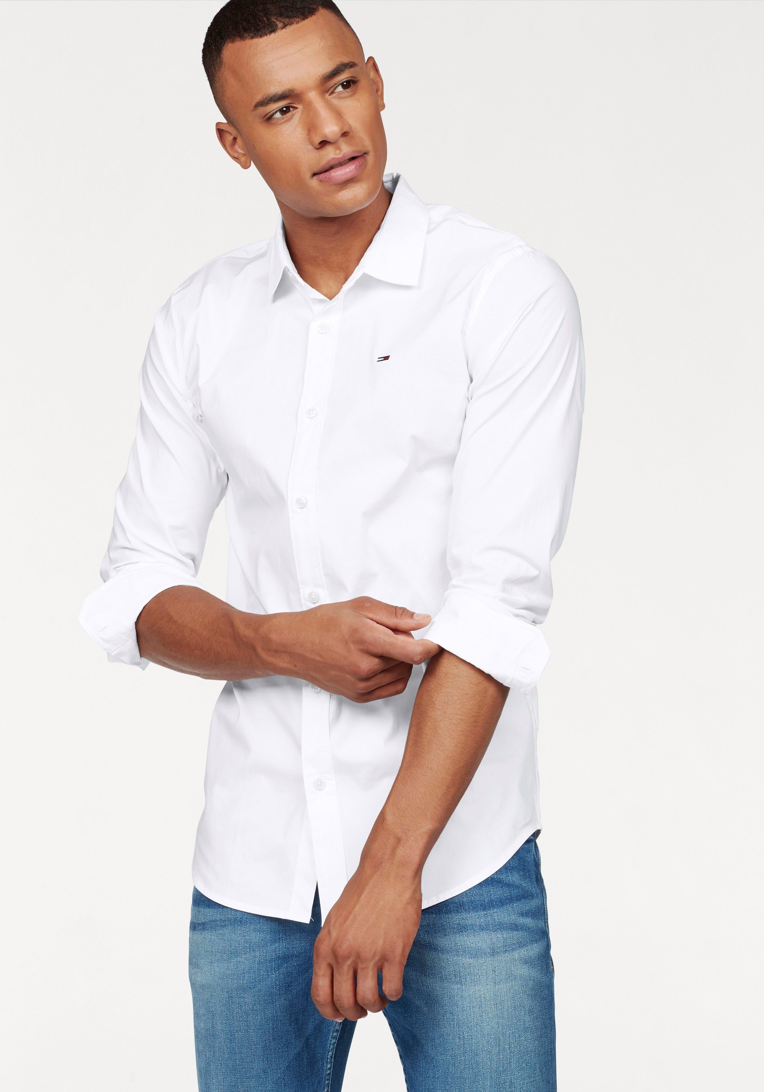Langarmhemd Sabim Stretch Hemd Shirt