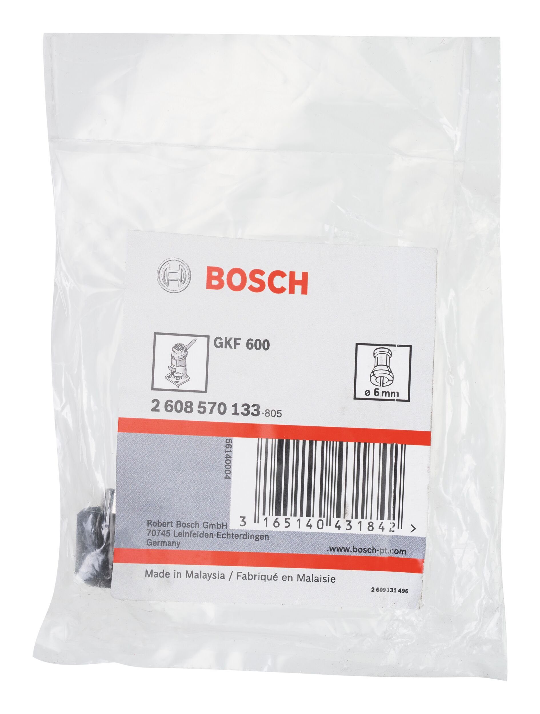 Bosch-Kantenfräsen - Für mm 6 BOSCH Spannzange,