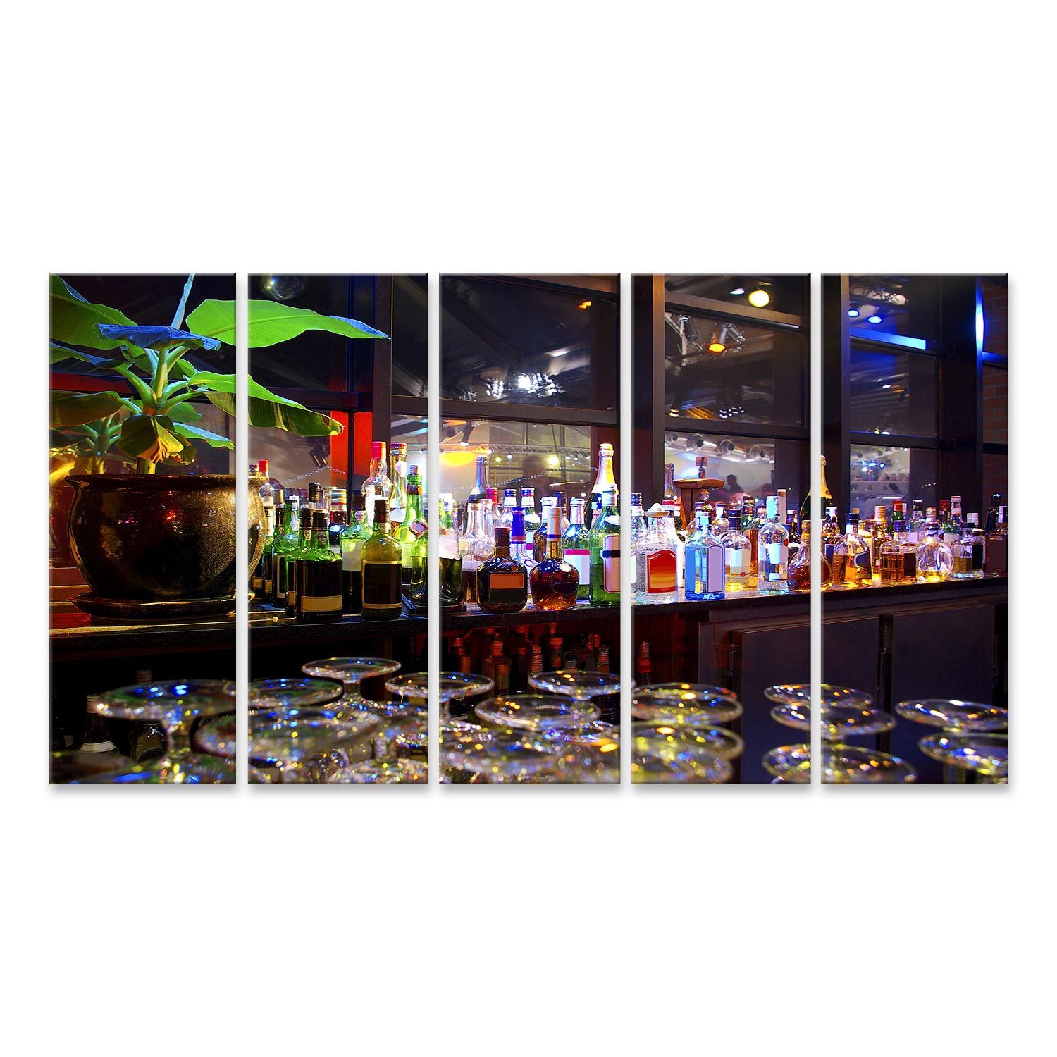 Leinwandbild Getränke Spirituosen Bar Bilder