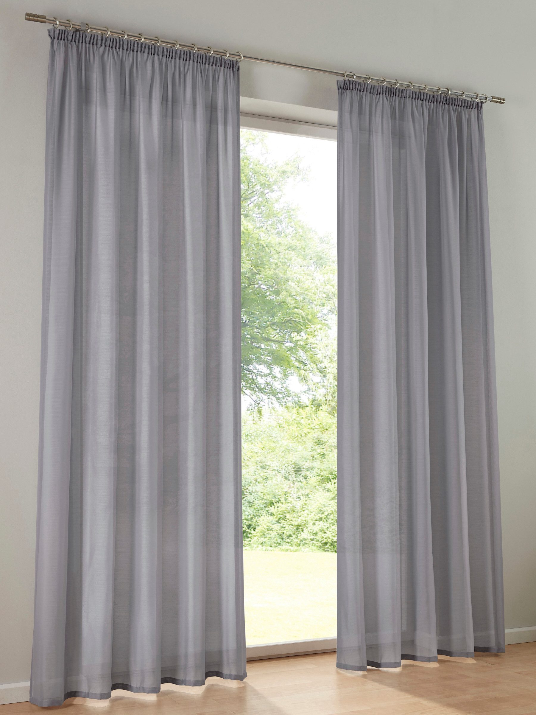 heine Gardine Dekostore . (1 St), Multifunktionsband, halbtransparent, Fert günstig online kaufen