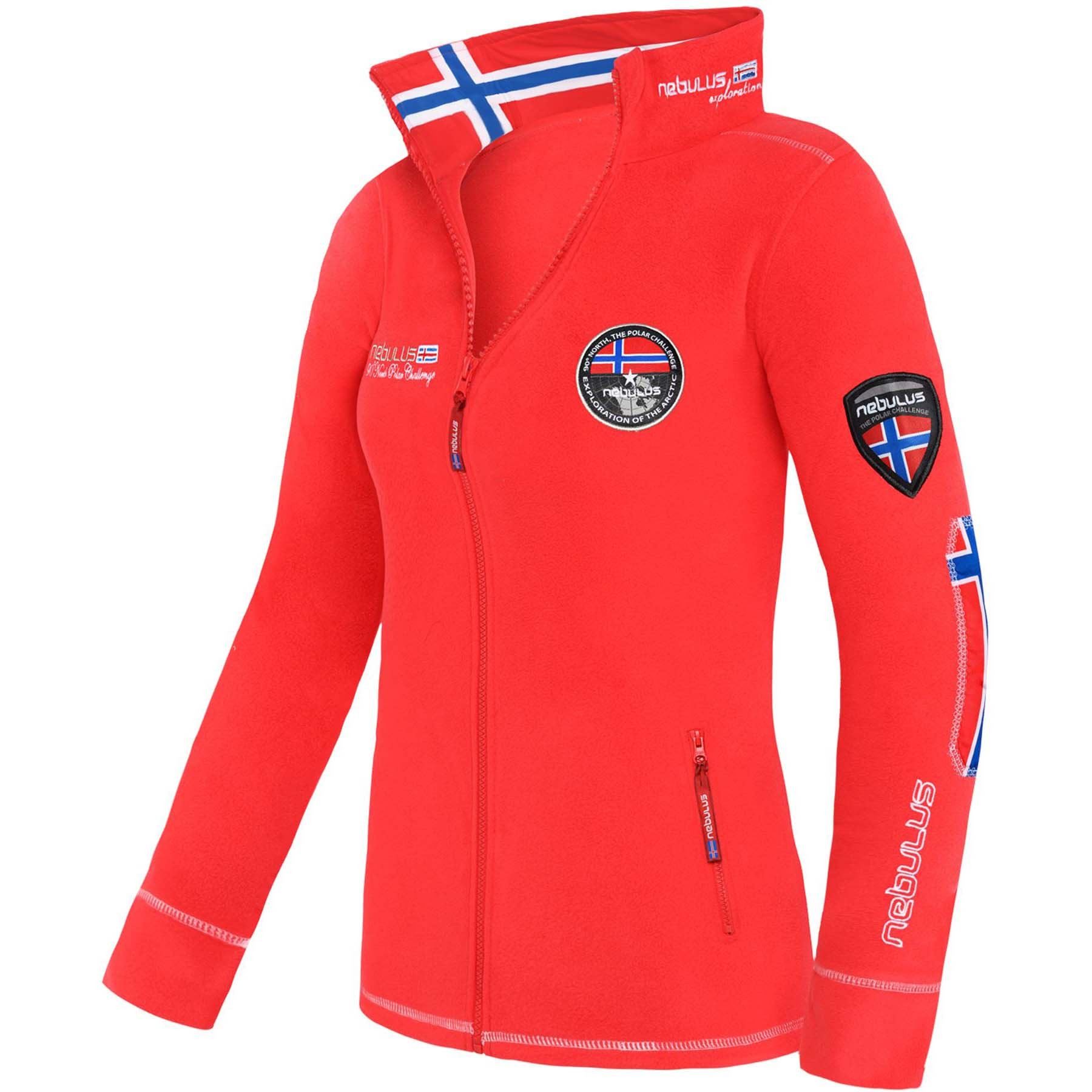 Nebulus Fleecejacke EXPLORE, Q801 - Damen, rot, S/36 günstig online kaufen