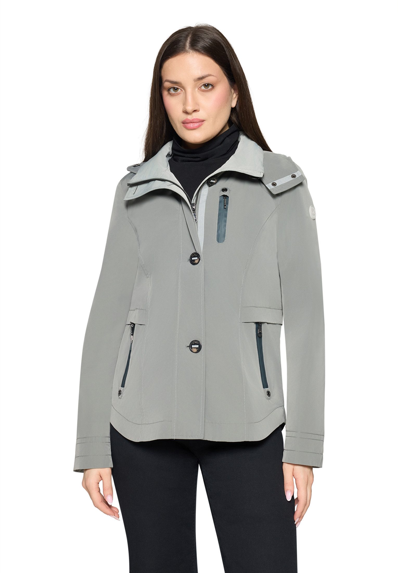 Gil Bret Sommerjacke Damen mit abnehmbarer Kapuze